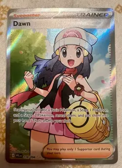 Pokemon Dawn 118/094 Me02: Phantasmal Flames Ultra Rare Full Art Holo Trainer - Image 1