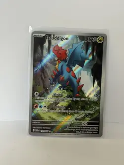 Pokemon TCG Druddigon Illustration Rare Holo 151/086 Sv: White Flare 120 HP - Image 1