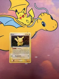 Pokemon TCG Ditto (Pikachu) Reverse Holo Common 063/113 Delta Species 2005 - Image 1