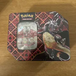 Pokemon SV Paldean Fates Tin Shiny Charizard ex, Factory Sealed, Rare. - Image 1