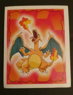 1999 Merlin Topps Pokemon Stickers Charizard #6 MINT* - Image 3
