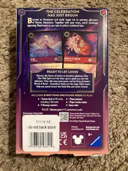 Shimmering Skies Starter Deck Disney Lorcana Amethyst Ruby Opened NO PACK Elsa - Image 2