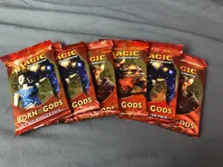6x BORN OF THE GODS Set 15 Card SEALED Booster Pack Magic the Gathering MTG - Image 1
