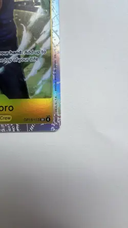 Roronoa Zoro SR OP15-113 ENGLISH ONE PIECE Card Adventure on KAMI’s Island OP15 - Image 2