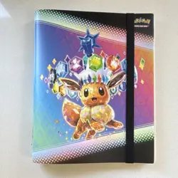 Pokemon Scarlet & Violet Prismatic Evolutions Eevee 9-Pocket Card Binder - Image 1