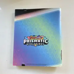 Pokemon Scarlet & Violet Prismatic Evolutions Eevee 9-Pocket Card Binder - Image 2