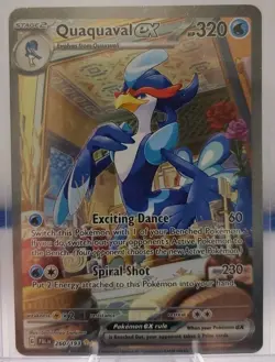 Pokemon Card - Quaquaval ex Paldea Evolved 260/193 Illustration Rare - Image 1