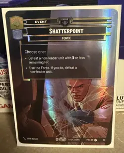 Shatterpoint - Foil Regional Black Pack - Promo Card - Star Wars Unlimited - Image 1