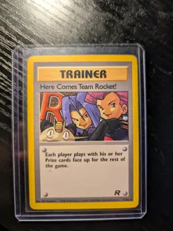 Here Comes Team Rocket 71/82 Trainer Pokemon Card NM Vintage - Image 1