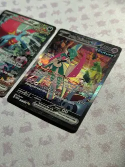 Pokemon TCG Lot Of 2 Paradox Rift Cards, Roaring Moon 251, Iron Valiant 249, NM - Image 2
