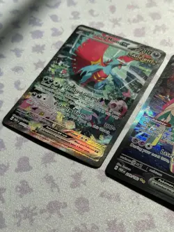 Pokemon TCG Lot Of 2 Paradox Rift Cards, Roaring Moon 251, Iron Valiant 249, NM - Image 3