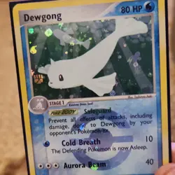 Pokemon Dewgong 3/112 FireRed & LeafGreen Holo Rare Stage 1 80 HP Card - Image 1