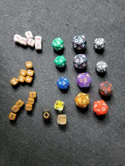 MTG Magic The Gathering Dice Lot Spin Down - Image 2