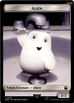 Alien // Alien Salamander Double-Sided Token [WHO - 2 // 16]Foil - Image 1