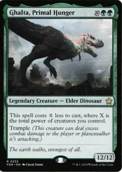 Ghalta, Primal Hunger 222 FDN Foundations NM - Image 1