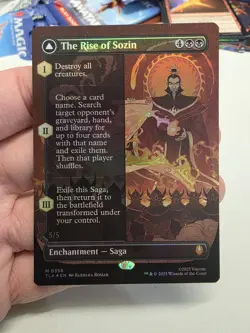 FOIL The Rise of Sozin / Fire Lord Sozin Avatar TLA #356 Borderless NM - Image 1