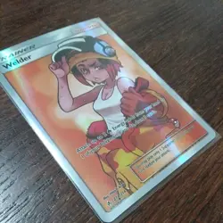 Pokemon Welder Full Art Ultra Rare Holo Trainer Card Sm-Unbroken Bonds 214/214 - Image 1