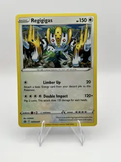 Regigigas Holo SWSH247 Sword & Shield Black Star Promo NM Pokemon Card - Image 1