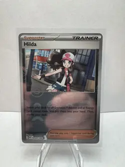 Pokemon TCG Hilda Pokeball Pattern White Flare 084/086 - Image 1