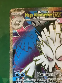 Mega Abomasnow ex 157/132 Pokemon Mega Evolution Holo Pokemon Card - Image 3