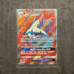 Volcarona GX (Full Art) 213/236 Sm-Cosmic Eclipse Holo Ultra Rare Pokemon TCG - Image 1
