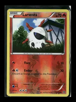 Larvesta 12/101 Plasma Blast Reverse Holo Pokemon TCG tcg1 - Image 1