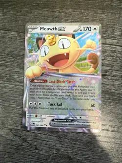 Pokemon Meowth EX Double Rare Holo 062/088 PERFECT ORDER 2026 - NM - Image 1
