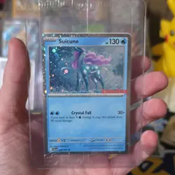 Pokemon Suicune 026/094 GameStop Promo Holo Stamped 130 HP Crystal Fall - Image 1