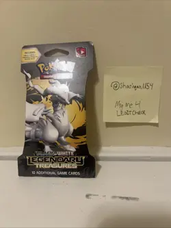 Pokemon Legendary Treasures Booster Pack SEALED in Original Reshiram Packaging - Image 1