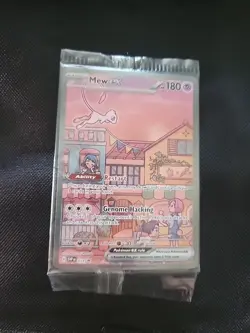 Mew ex SVP 053 SEALED Pokemon TCG Scarlet Violet 151 Black Star Promo Full Art - Image 1