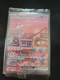 Mew ex SVP 053 SEALED Pokemon TCG Scarlet Violet 151 Black Star Promo Full Art - Image 2