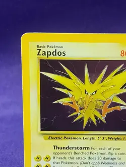 1999 POKEMON ZAPDOS HOLO 15/62 CARD - Image 3