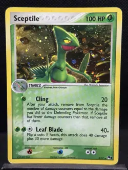 Pokemon TCG Sceptile 4/17 Holo Rare POP Series 1 - Image 1
