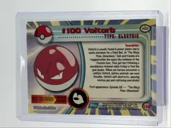 VOLTORB 1999 TOPPS POKEMON TV ANIMATION SERIES 2 BLUE LOGO A 100 Q0899 - Image 2