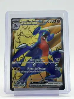 CYNTHIA'S GARCHOMP EX 2025 POKEMON S&V BLACK STAR PROMO #204 Q6011 - Image 1