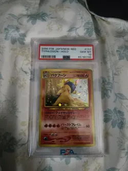 Pokemon Typhlosion Neo Genesis Japanese #157 Japanese Holo Rare PSA 10 - Image 1
