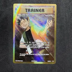 Brock's Grit (Full Art) 107/108 Evolutions Holo Ultra Rare Trainer Pokemon TCG - Image 1