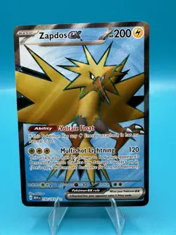 Zapdos ex Full Art 192/165 - 2023 Pokemon SV: Scarlet & Violet 151 - Image 1