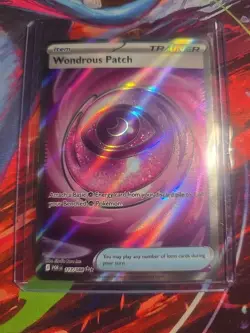 Pokemon Wondrous Patch Trainer Item Full Art Holo Rare 117/088 Perfect Order - Image 1