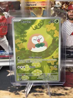 Mega Evolution: Perfect Order Rowlet 90/88 Illustration Rare Pokemon Card - Image 1