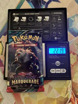 (VERY HEAVY) 22.19g Pokemon TCG Twilight Masquerade Booster Pack (SEALED)✅ - Image 1