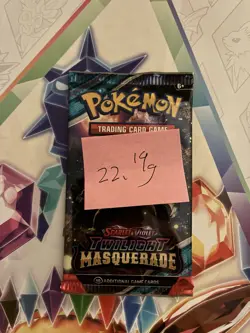(VERY HEAVY) 22.19g Pokemon TCG Twilight Masquerade Booster Pack (SEALED)✅ - Image 2