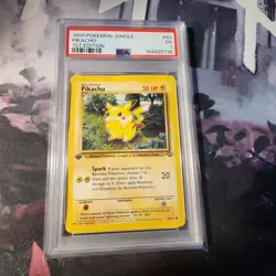 1999 POKEMON JUNGLE 1ST Edition #60/64 PIKACHU PSA 1 Poor - Image 1