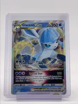 GLACEON VSTAR 2022 POKEMON SWORD & SHIELD BLACK STAR PROMO B #SWSH197 Q6011 - Image 1