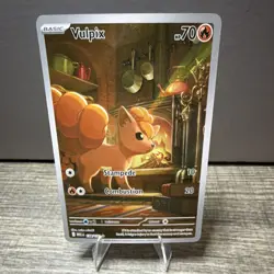 Pokemon Vulpix Illustration Rare Me01: Mega Evolution Holo 138/132 70 HP - Image 1