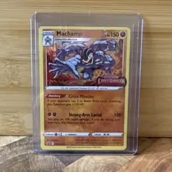 Machamp SWSH243 Holo Lost Origin Stamp Black Star Pokemon Promo LP - Image 1