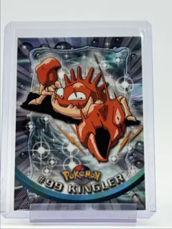KINGLER 1999 TOPPS POKEMON TV ANIMATION SERIES 2 BLUE LOGO B 99 Q0899 - Image 1