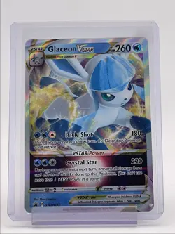 GLACEON VSTAR 2022 POKEMON SWORD & SHIELD BLACK STAR PROMO A #SWSH197 Q6011 - Image 1