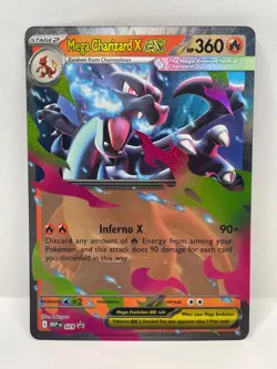 Pokemon TCG Mega Charizard X ex Black Star Promo MEP029 - Image 1