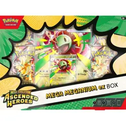 Pokemon TCG - Mega Evolution Ascended Heroes Mega Meganium EX Box - PRE-SALE - Image 1